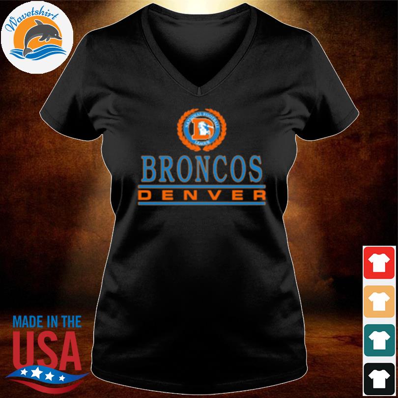 Denver Broncos Crest Crewneck from Homage. | Officially Licensed Vintage NFL Apparel from Homage Pro Shop.