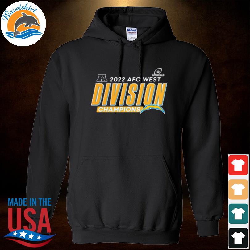 Nfl los angeles chargers 2022 afc west division champions shirt, hoodie,  sweater, long sleeve and tank top