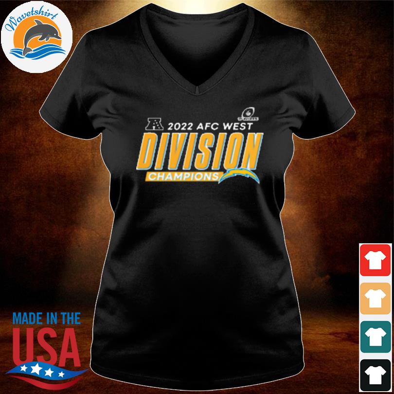 Nfl los angeles chargers 2022 afc west division champions shirt, hoodie,  sweater, long sleeve and tank top