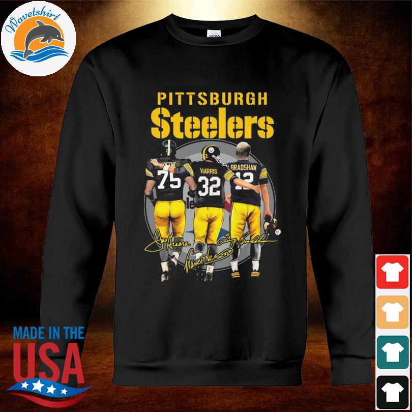 Pittsburgh Steelers Franco Harris Joe Greene And Terry Bradshaw Signatures  Shirt, hoodie, sweater, long sleeve and tank top