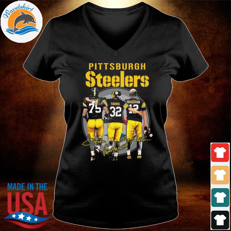 Pittsburgh Steelers Franco Harris Joe Greene And Terry Bradshaw Signatures  Shirt, hoodie, sweater, long sleeve and tank top