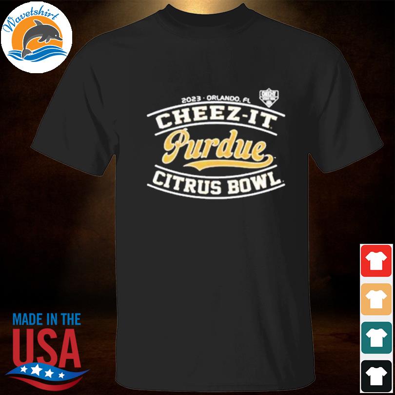 Purdue boilermakers 2023 cheez-it citrus bowl shirt