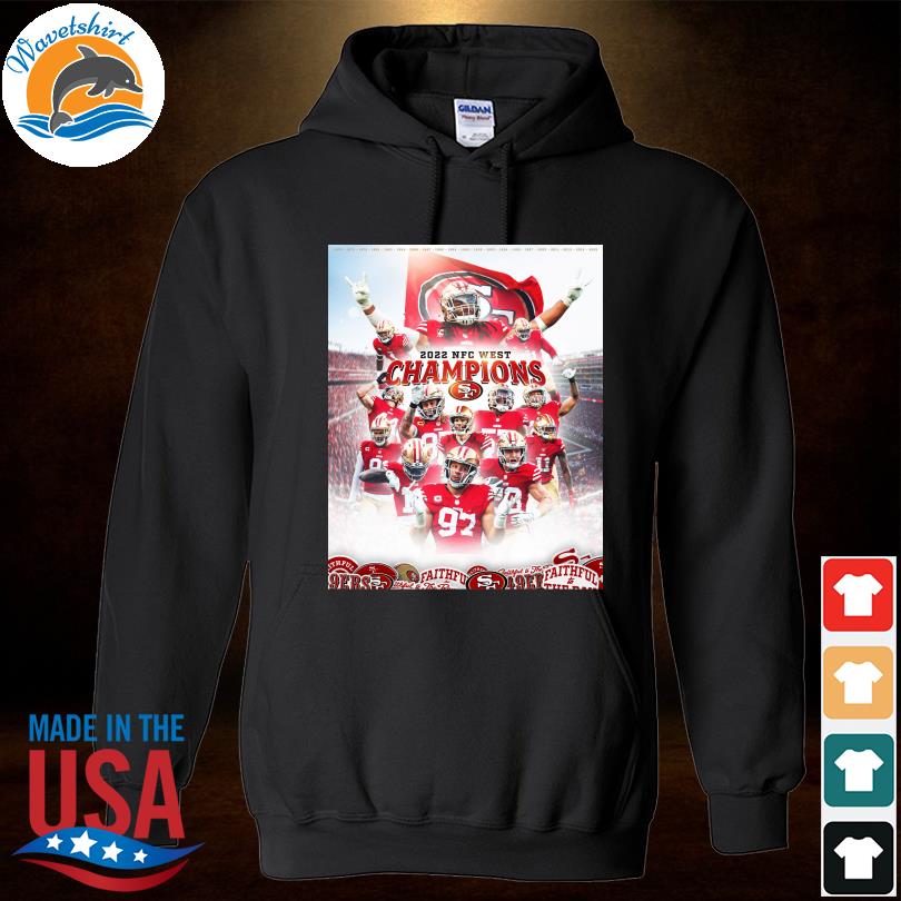 San Francisco 49ers Team 2022 NFC West Division Champions Shirt, hoodie,  sweater, long sleeve and tank top