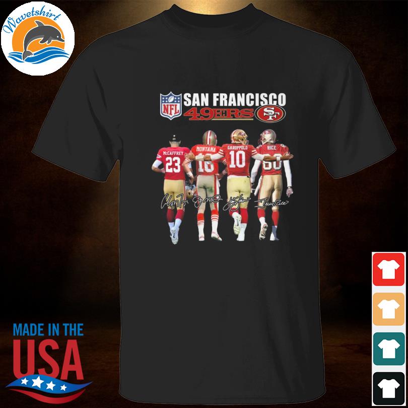 San Francisco 49ers City 2023 NFL Mccaffrey Montana signatures