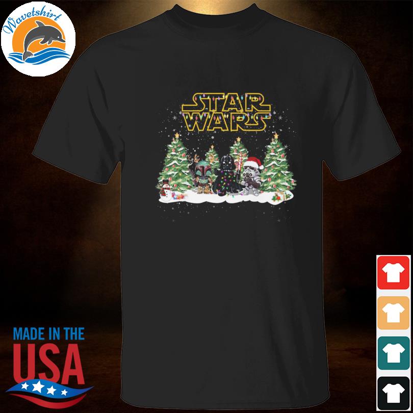 Santa Star Wars Chibi 2022 merry christmas tree sweater