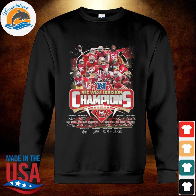 NFC West Champions San Francisco 49ers Signatures 2023 shirt, hoodie,  sweater, long sleeve and tank top