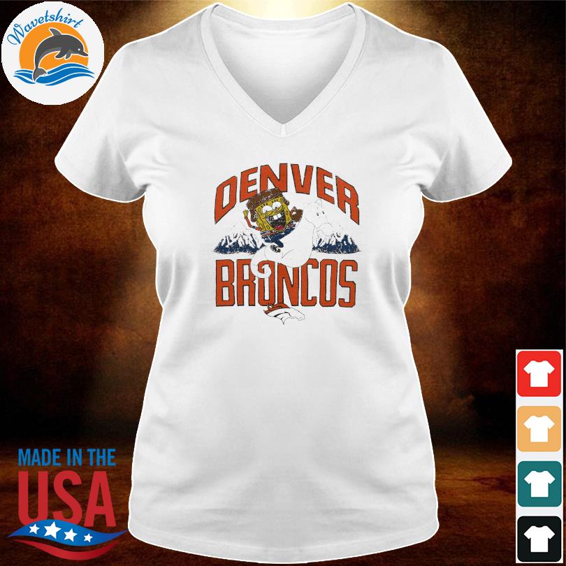 SpongeBob X Denver Broncos Shirt, hoodie, sweater, long sleeve and tank top