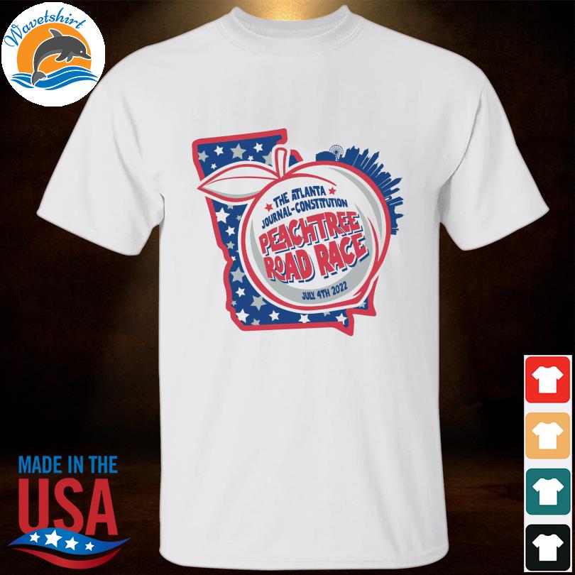 The Atlanta Journal Constitution peachtree road race shirt