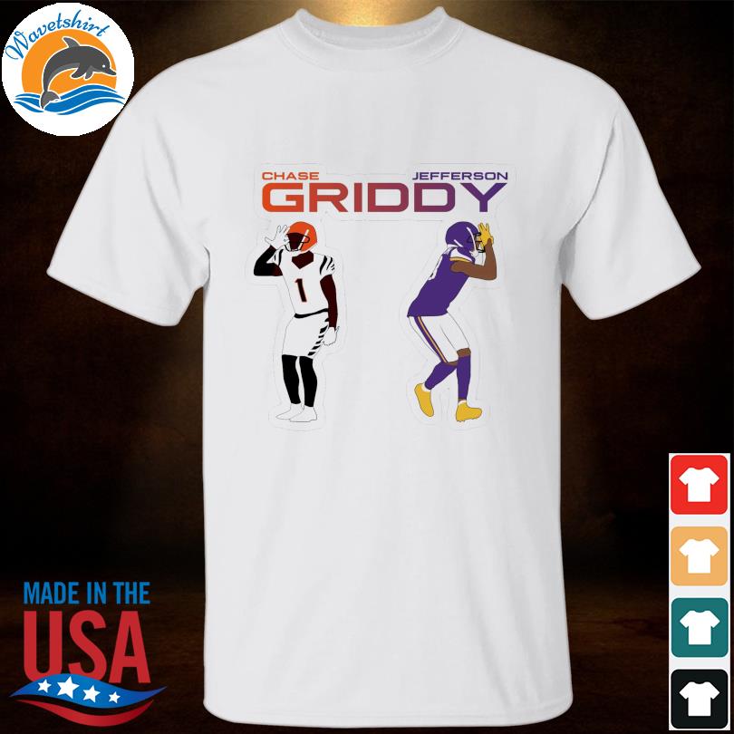 The Griddy Duo Jammer Chase And Justin Jefferson Funny Football Shirt,  hoodie, sweater, long sleeve and tank top