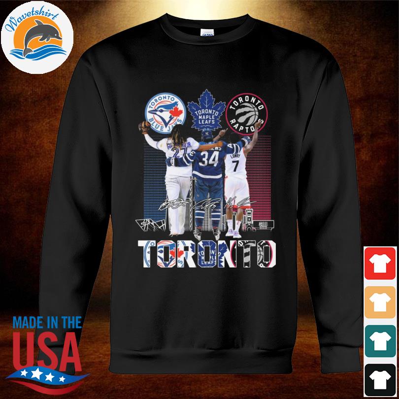 Toronto Sports Vladimir Guerrero Jr. And Auston Matthews Signatures shirt,  hoodie, sweater, long sleeve and tank top