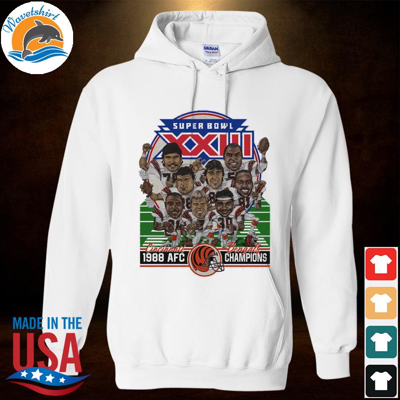 Cincinnati Bengals Super Bowl XXIII 1988 AFC shirt, hoodie, sweater, long  sleeve and tank top