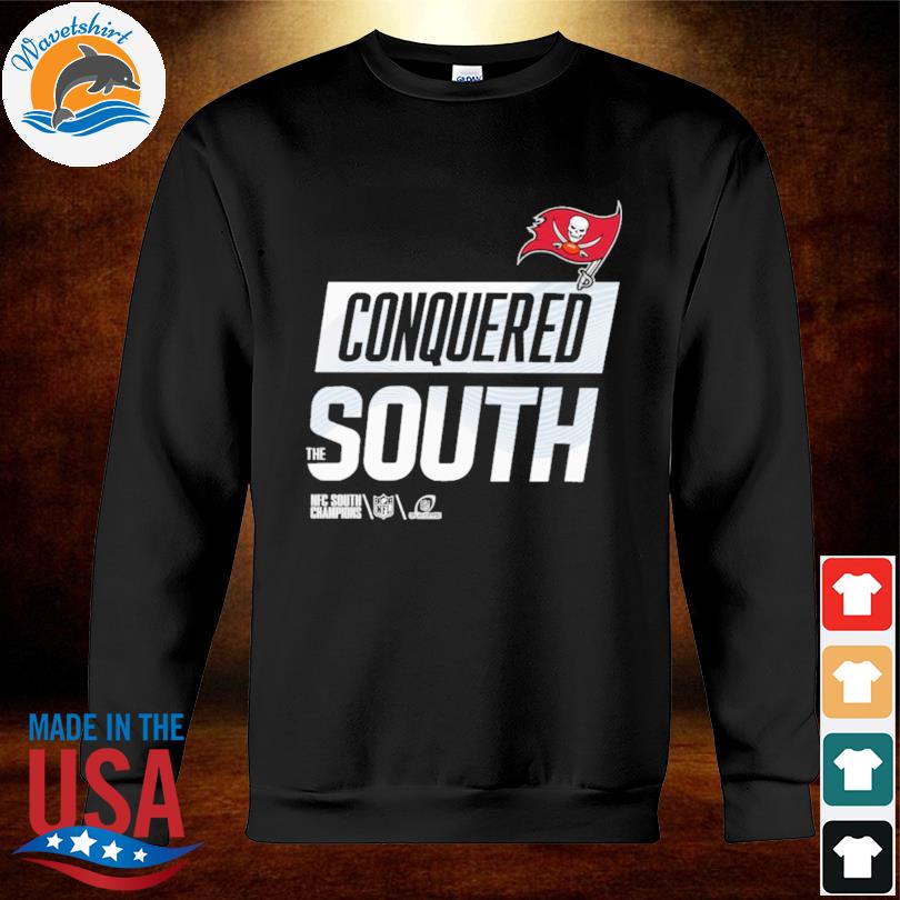 Conquered The South Nfc South Champions Tampa Bay Buccaneers shirt, hoodie,  sweater, long sleeve and tank top