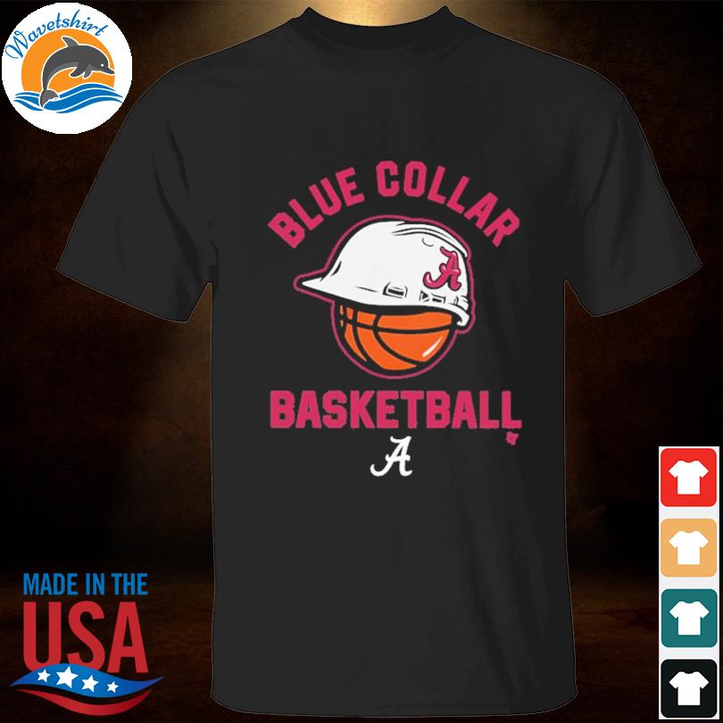 Alabama crimson tide blue collar basketball shirt