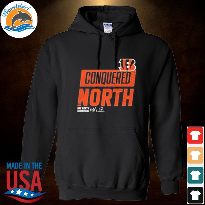 Cincinnati Bengals conquered north logo shirt, hoodie, sweater, long sleeve  and tank top