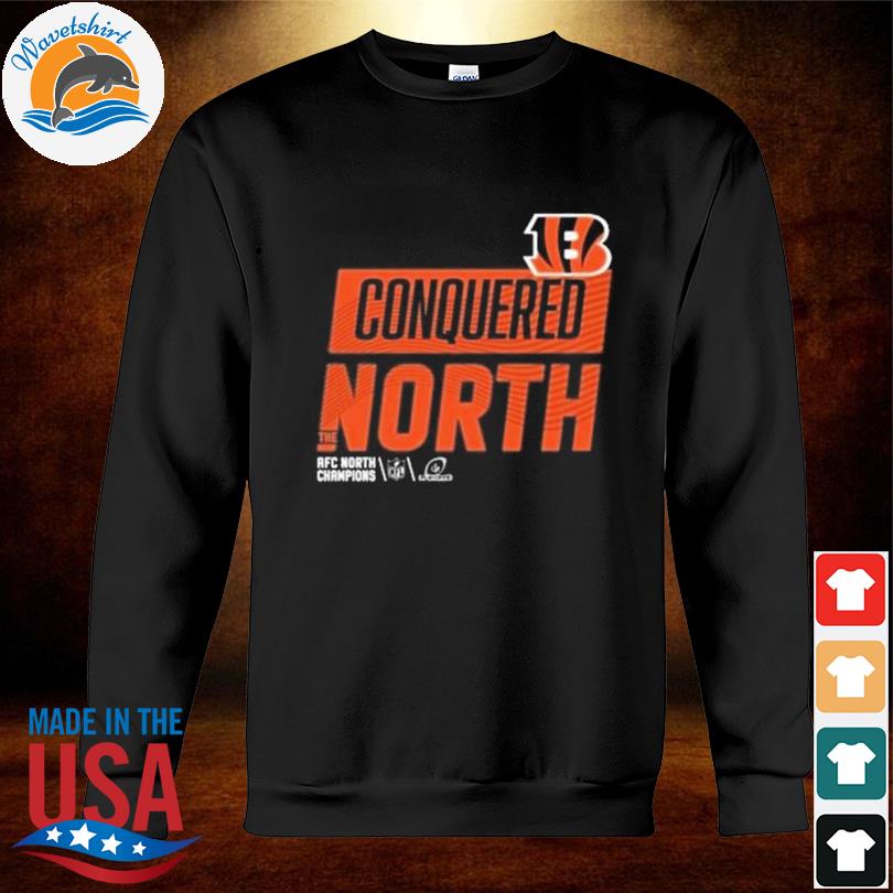 Conquered North Afc North Champions Cincinnati Bengals shirt, hoodie,  sweater and long sleeve