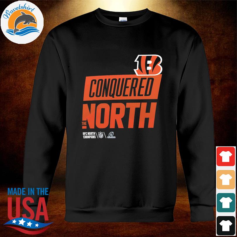 Cincinnati Bengals Nike 2021 Afc North Division Champions Trophy Collection  Shirt, hoodie, tank top, sweater and long sleeve t-shirt