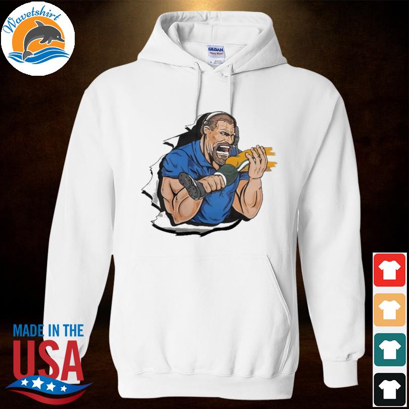 Premium Dan campbell biting kneecaps shirt, hoodie, sweater, long sleeve  and tank top