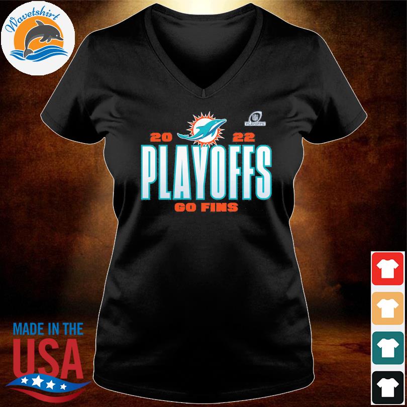 Miami Dolphins Playoffs 2022 Go Fins shirt, hoodie, sweater, long sleeve  and tank top