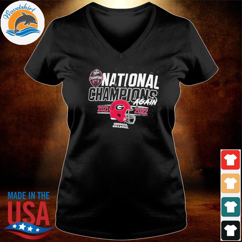 Georgia Bulldogs Champion Back-To-Back College Football Playoff National  Champions T-Shirt - Black