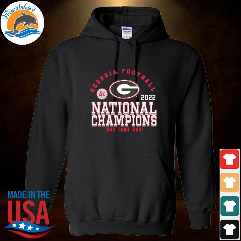 Georgia Bulldogs Four-Time College Football National Champions shirt,  hoodie, sweater, long sleeve and tank top