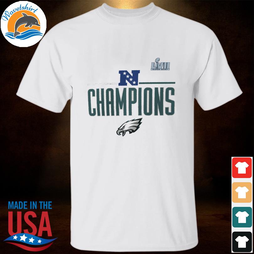 Men's Nike White Philadelphia Eagles 2022 NFC Champions Roster Long Sleeve  T-Shirt