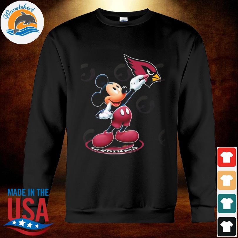 Mickey mouse nfl arizona cardinals logo 2023 shirt, hoodie, sweater, long  sleeve and tank top