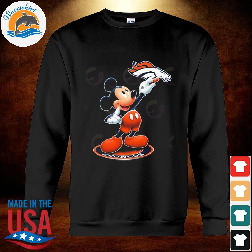 Denver Broncos NFL Mickey Mouse player cartoon 2023 shirt, hoodie