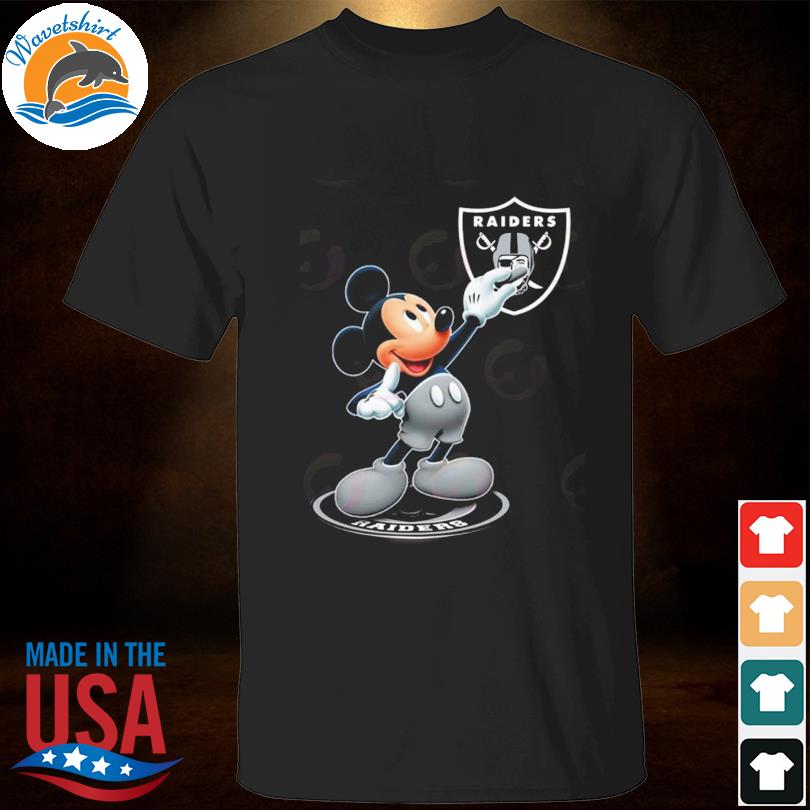 Gangster Mickey Mouse Las Vegas Raiders Shirt - Vintagenclassic Tee