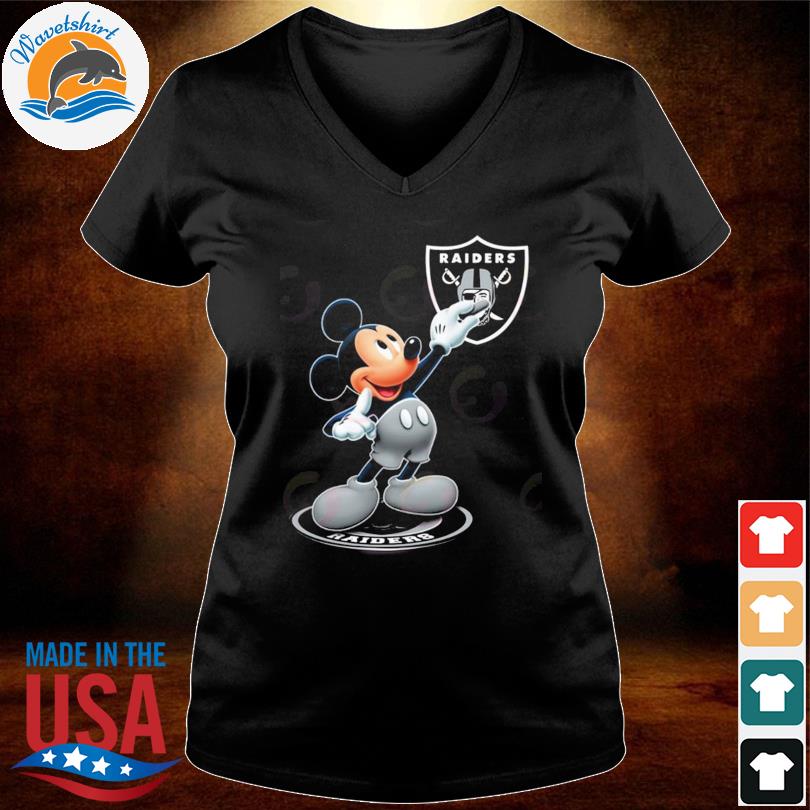 Las Vegas Raiders Hawaiian Shirt Mickey Mouse Disney All Over Print -  Shibtee Clothing