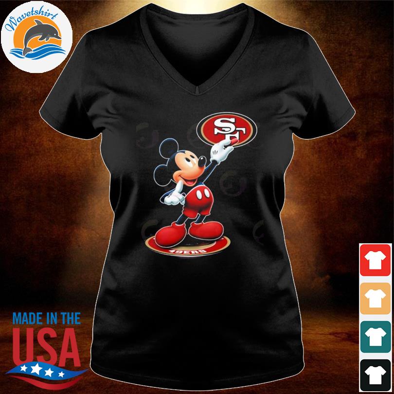 Disney mickey mouse hey haters san francisco 49ers football shirt, hoodie,  sweater, long sleeve and tank top