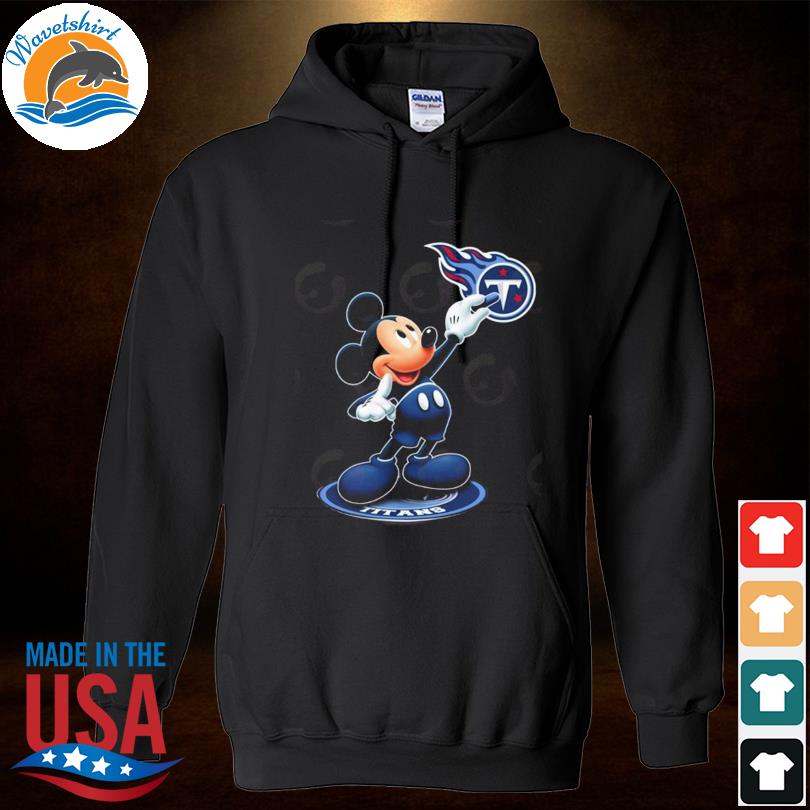 Mickey Mouse NFL tennessee titans logo 2023 s Hoodied