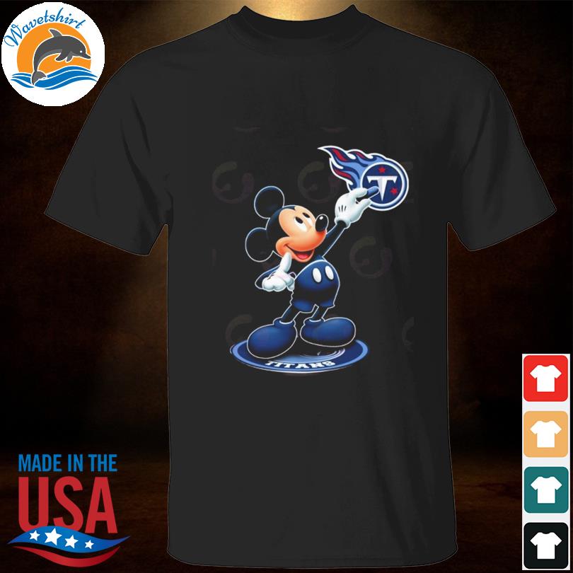 Mickey Mouse NFL tennessee titans logo 2023 shirt