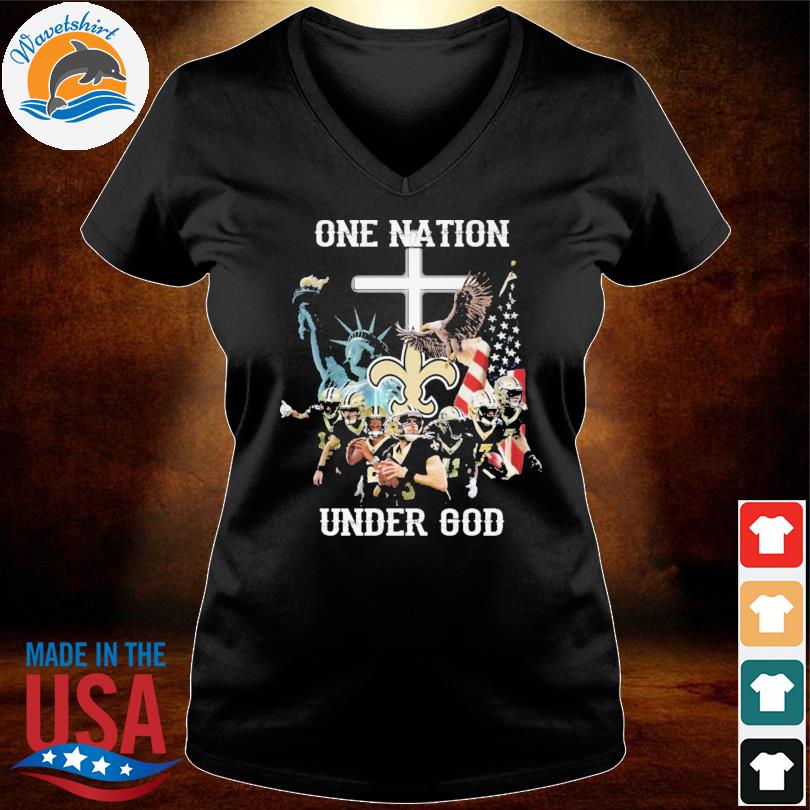 New Orleans Saints One Nation Under God Shirt - Jomagift