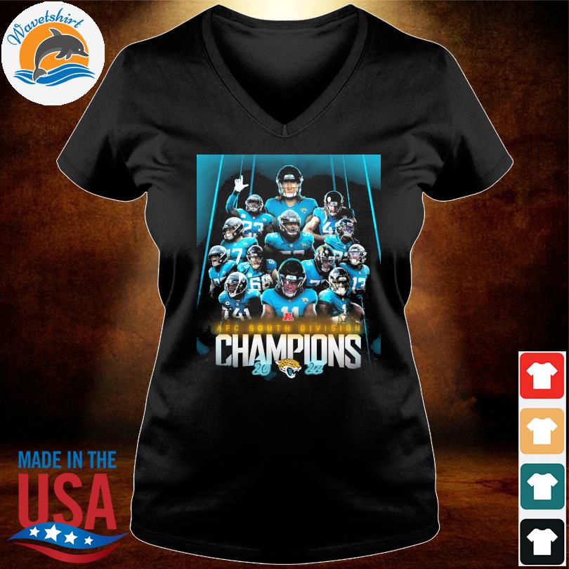 Jacksonville Jaguars NFL team 2022 AFC South Division champions signatures  shirt, hoodie, sweater, long sleeve and tank top