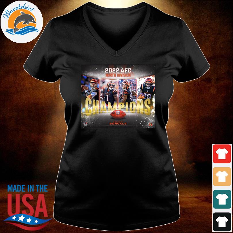 Nice cincinnati Bengals 2022 Afc North Division Champions shirt