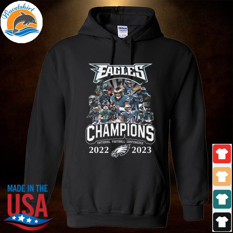 Philadelphia eagles champions national football conference 2022 2023 shirt,  hoodie, sweater, long sleeve and tank top