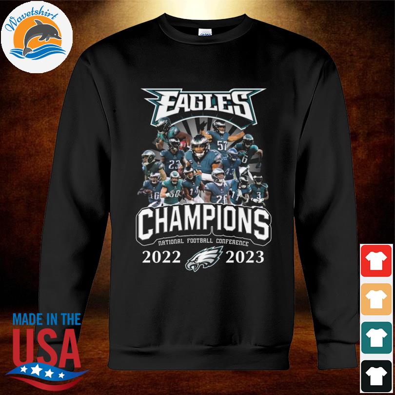 Philadelphia Eagles Champions national football conference 2022-2023 logo T- shirt, hoodie, sweater, long sleeve and tank top