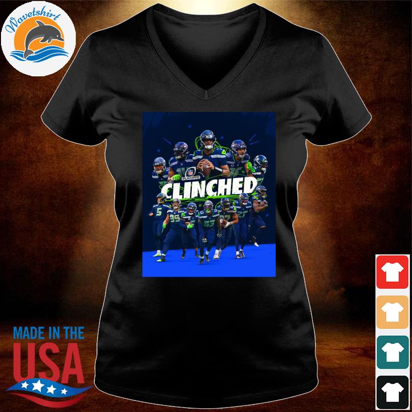 Official Seattle seahawks Playoffs NFL Clinched 2023 shirt, hoodie,  sweater, long sleeve and tank top