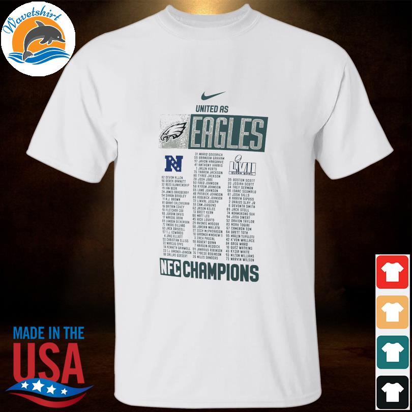 Philadelphia Eagles Nike NFC Champions 2022 Shirt