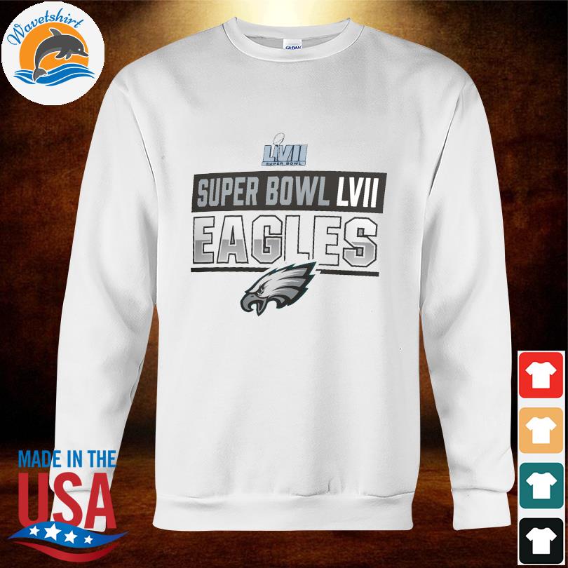 Philadelphia eagles super bowl lvii custom name & number 2023 shirt,  hoodie, sweater, long sleeve and tank top