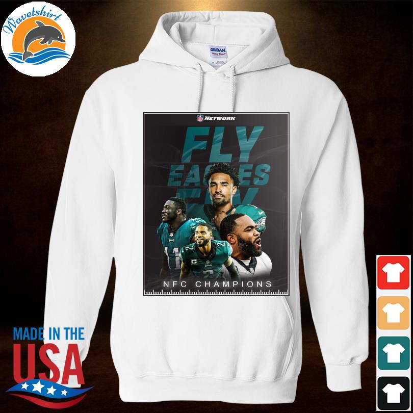 Philadelphia Eagles 2022 NFC Champions LVII Super Bowl team Slogan fly  Eagles fly shirt, hoodie, sweater, long sleeve and tank top