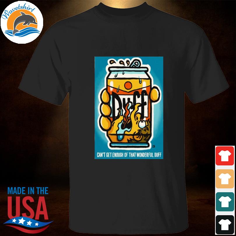The Simpsons 2023 poster drink duff shirt