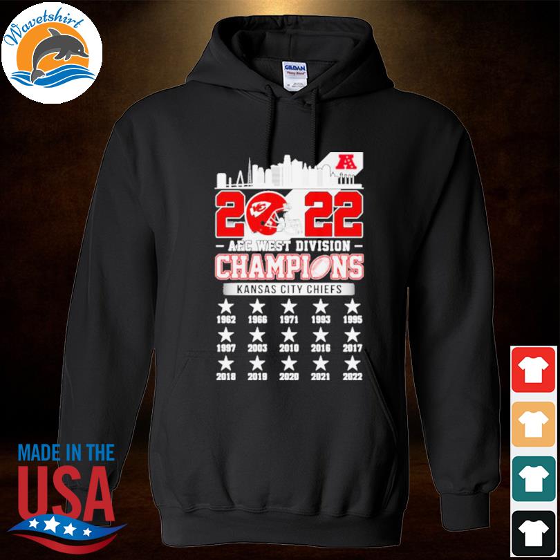 Kansas City Chiefs Go Chiefs 2022 AFC West Division Champions T Shirt -  Limotees