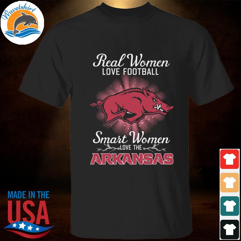Real women love baseball smart women love the Arkansas Razorbacks 2023 shirt