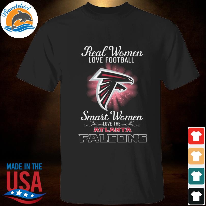Real women love baseball smart women love the Atlanta Falcons 2023 shirt