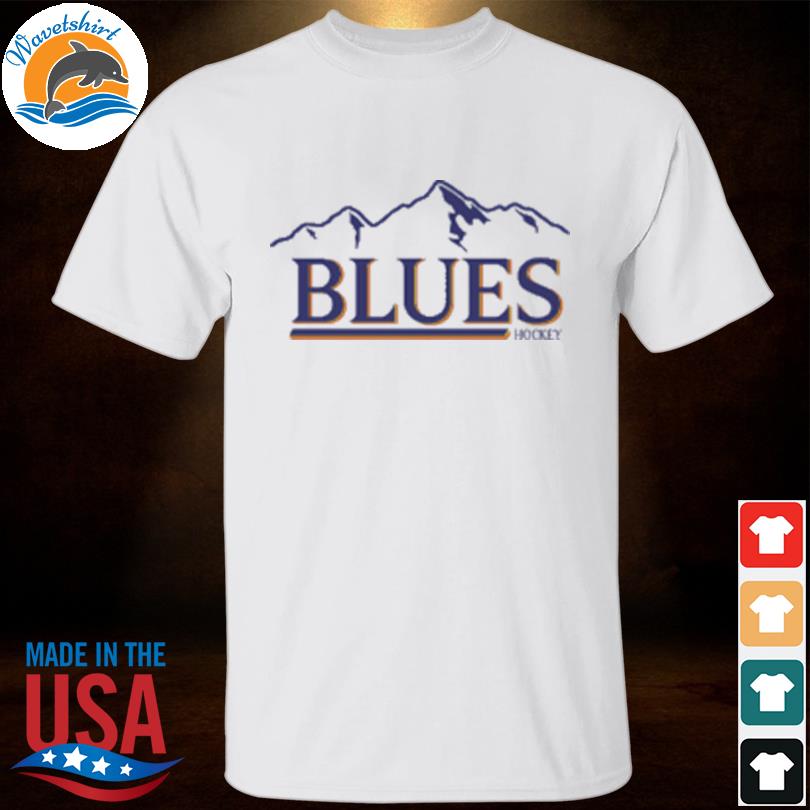 Blues buzz vintage mountain blues hockey shirt