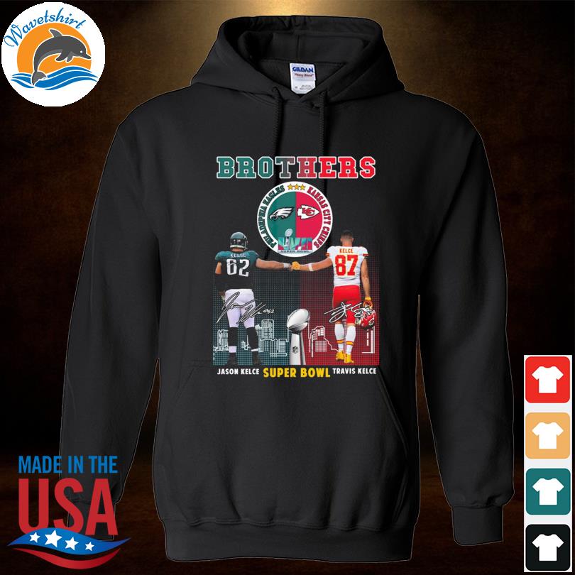 Funny kelce brothers big yeti secy batman frst brothers to face each other  in a super bowl signatures 2023 shirt, hoodie, sweater, long sleeve and  tank top