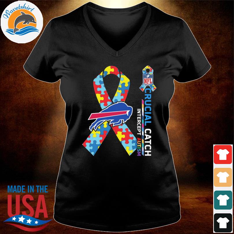 Buffalo Bills Crucial Catch Intercept Autism 2023 Shirt - Bring