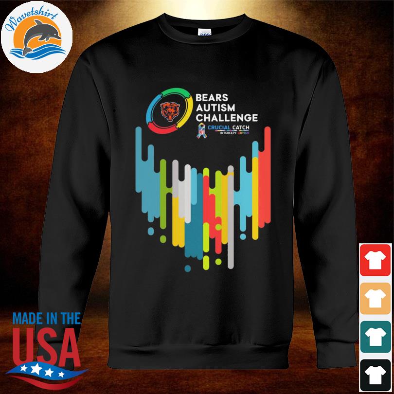 Chicago bears crucial catch intercept autism shirt, hoodie, sweater, long  sleeve and tank top