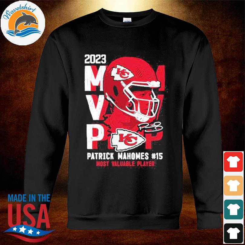 LONG SLEEVE RED Chiefs Patrick Mahomes Pic MVP T-shirt